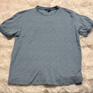 Men's Textured Crew Neck T-Shirt